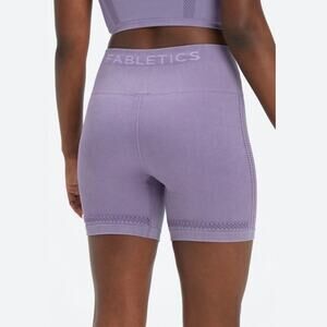 Fabletics Sync Seamless High Waisted Shorts Women's Small Purple